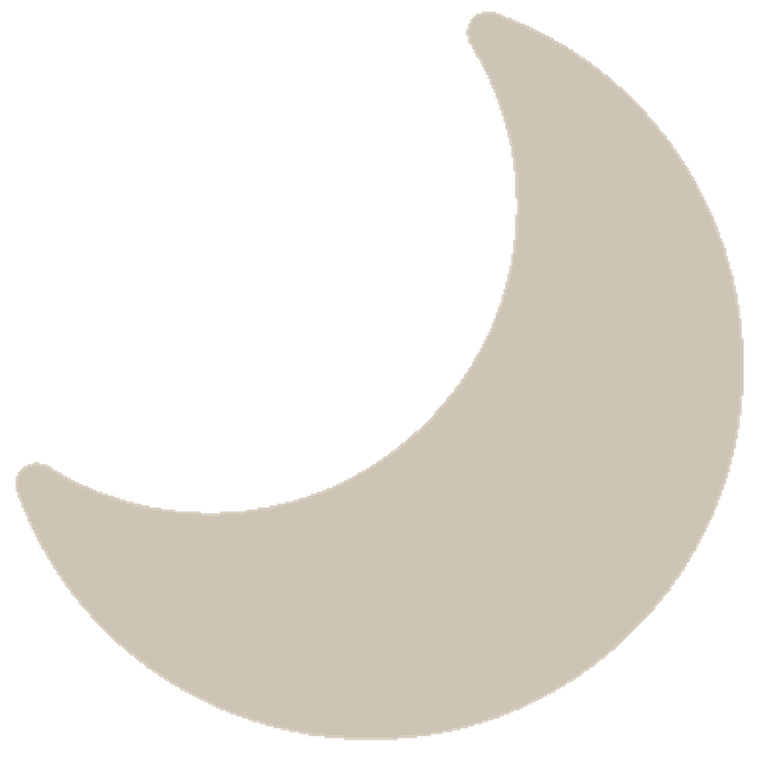 Icon depicting a moon.