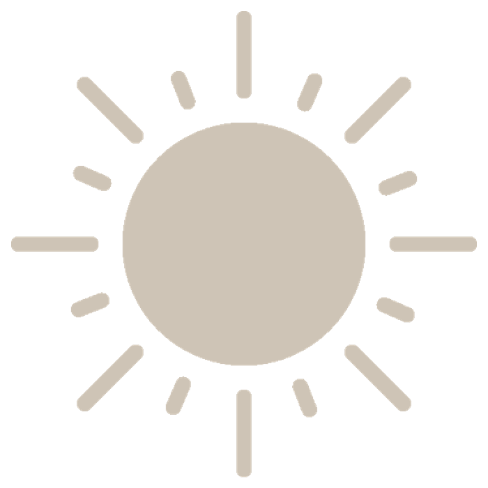 Icon depicting a sun.